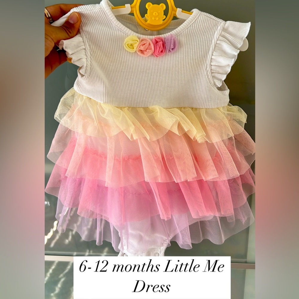 Little me 6months dress perfect for Half Birthdays.